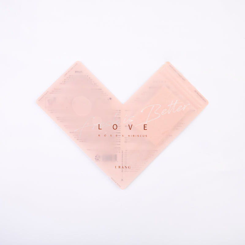 Urang - Love Rose X Hibiscus Mask (1pc)