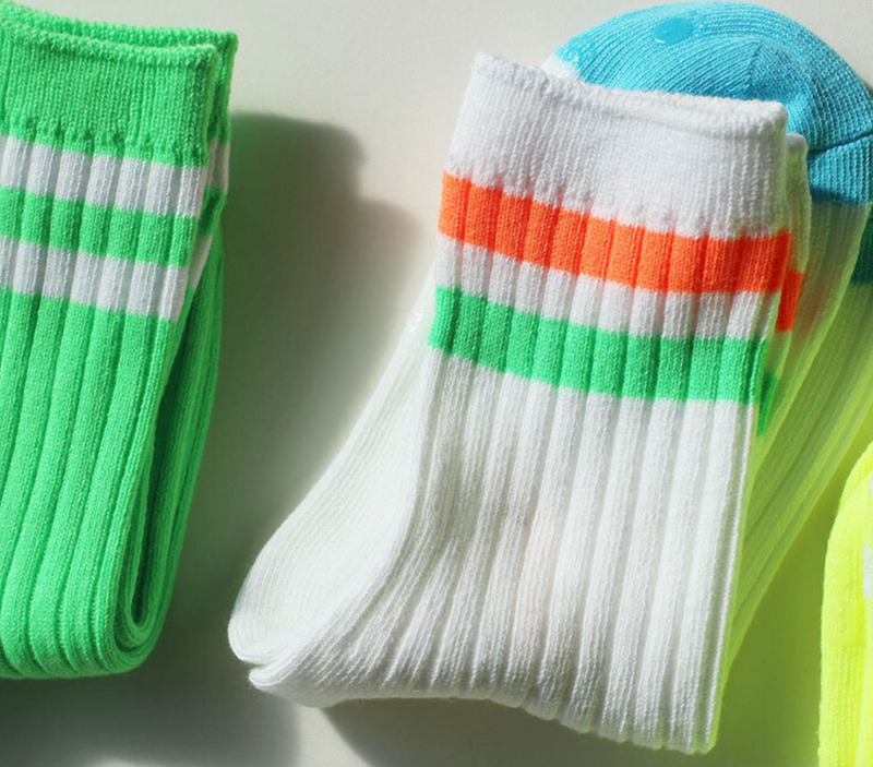 Baby and Kids Socks - Neon Stripe