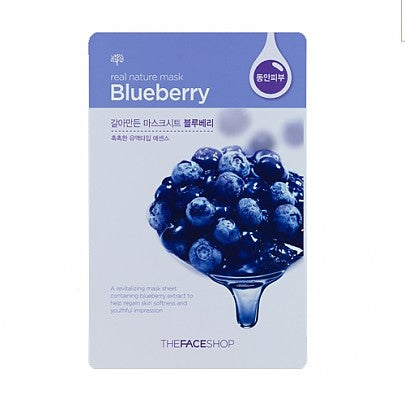 The face shop - Real Nature Mask (Blue Berry)